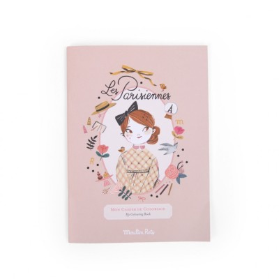 Carte de colorat Domnisoare pariziene, Moulin Roty foto