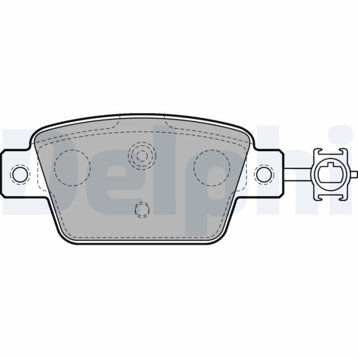 DELPHI LP2486 set placute frana,frana disc