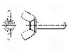Surub M4, {{Lungime}}, o&amp;#355;el, pas filet 0,7, BOSSARD - 1110543