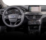 Folie Protectie Display Navigatie, Duragon, Ford Focus 2018-2021, silicon Transparent, Anti-zgarieturi, Kit instalare