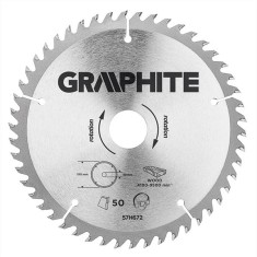 Panza ferastrau circular 50 dinti varfuri HM 190x30mm GRAPHITE 57H672 HardWork ToolsRange