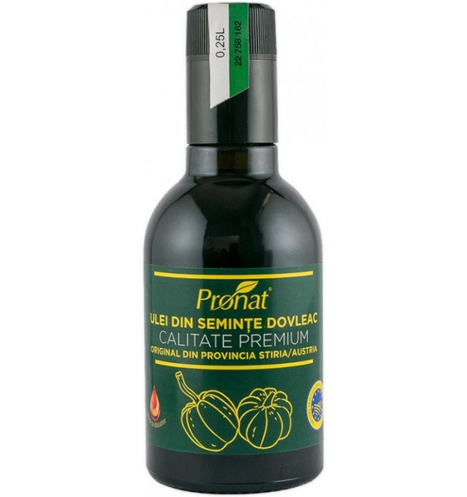 Ulei din Seminte Prajite de Dovleac 250ml Pronat