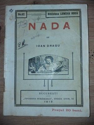 Nada- Ioan Dragu 1913 foto