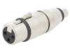 Conector RCA mamă, drept, aurit, Neutrik