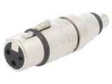 Conector RCA mamă, drept, aurit
