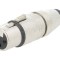 Conector RCA mamă, drept, aurit