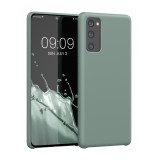 Husa Kwmobile pentru Samsung Galaxy S20 FE, Verde, Silicon, KWM0000121M050C, Carcasa