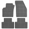 Set covorase auto din cauciuc Volvo V50 (MW) 2007-2012-; Volvo S40 (MS) 2007-2013, Negre
