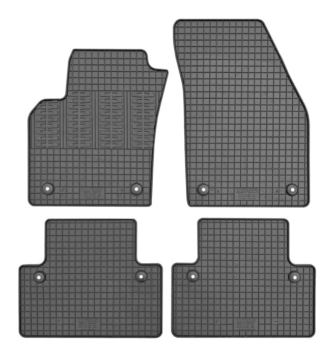 Set covorase auto din cauciuc Volvo V50 (MW) 2007-2012-; Volvo S40 (MS) 2007-2013, Negre AutoDrive ProParts