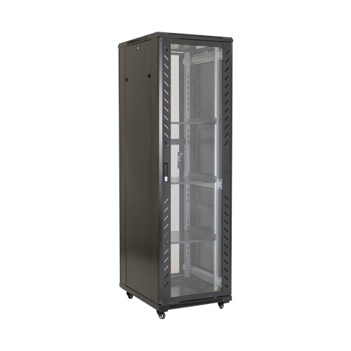 Rack podea 42U 19&#039; 800x1000, negru - ASYTECH Networking ASY-42U-8010S