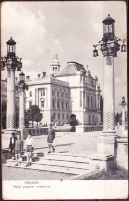 AMS - ILUSTRATA 959 ORADEA - SFATUL POPULAR ORASENESC, 1959, CIRCULATA foto