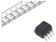 Optocuplor SMD 2 Canale 6kV 10Mbps SO8