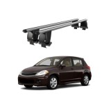 Bare transversale aluminiu pentru Nissan Note, plafon neted