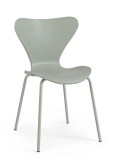 Cumpara ieftin Scaun cu spatar policarbonat verde Tessa 50 cm x 49.5 cm x 82 h x 45.5 h