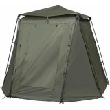 Cort Utilitar Pescuit Prologic Fulcrum 1 Persoana 260x210cm Impermeabil, Cadru Aluminiu, Plasa Tantari, Folie Anti-Condens