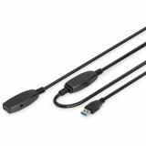 Cablu prelungitor activ USB 3.0 T-M 10m, Digitus