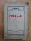 I. Simionescu - Oameni alesi. Strainii volumul 1 (1921)