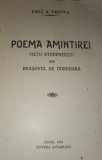 POEMA AMINTIREI VIETII STUDENTESTI DIN BRASOVUL DE ODINIOARA EMIL A CHIFFA BANAT