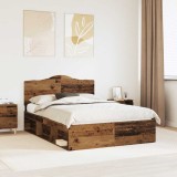 Cumpara ieftin Cadru de pat Lemn vechi 150 x 200 cm Lemn de pin masiv