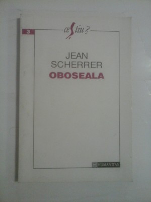 OBOSEALA - JEAN SCHERRER foto