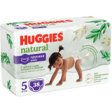 Scutece chilotel Huggies Natural Pants , nr 5, 38 buc, 12-17 kg