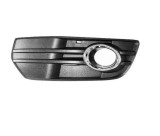 Grila bara Audi Q5 (8r), 09.2008-06.2012, Fata, partea Stanga, cu rama crom; gauri proiectoare, Aftermarket
