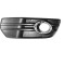 Grila bara Audi Q5 (8r), 09.2008-06.2012, Fata, partea Stanga, cu rama crom; gauri proiectoare, Aftermarket