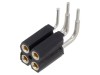Soclu pini mamă 4 pini 90&deg; 2,54mm THT 2x2
