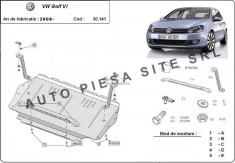 Scut metalic motor VW Golf 6 VI fabricat incepand cu 2009 APS-30,141