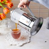 Infuzor din sticla, cu sita, pentru ceai, 0.60L, Kinghoff