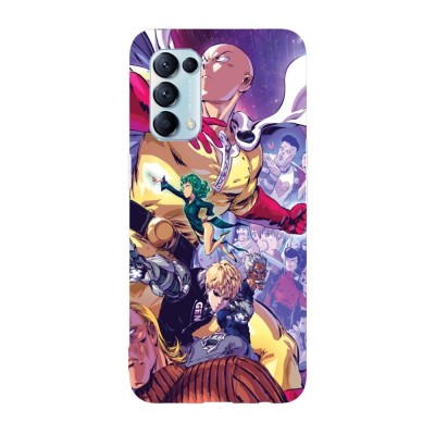 Husa compatibila cu Oppo A76 model One Punch Man Hero Team, Silicon, TPU, Viceversa foto