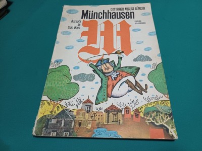 BARONULO MUNCHHAUSEN / GOTTFRIED AUGUST BURGER / ILUSTRAȚII STAN DONE / 1977 * 02 foto