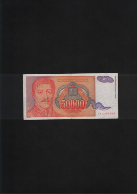 Iugoslavia Yugoslavia 50000 50 000 dinara dinari 1994 seria1395959 foto