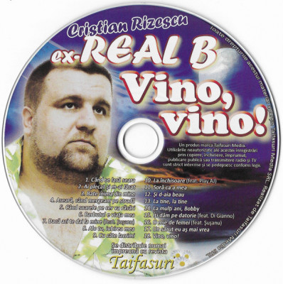 CD Cristian Rizescu &amp;lrm;&amp;ndash; Vino, Vino! foto