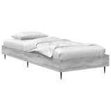 vidaXL Cadru de pat Sonoma gri 80 x 200 cm Lemn prelucrat 8009052