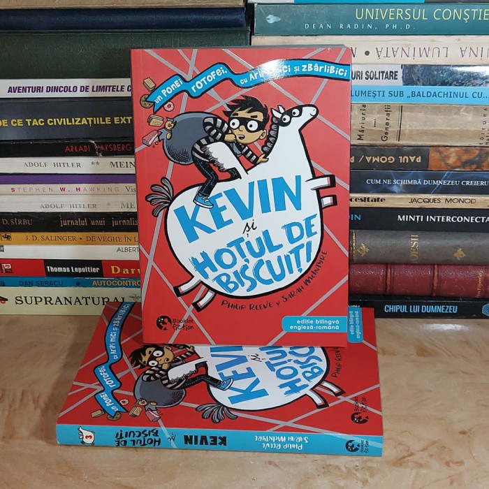 PHILIP REEVE - KEVIN SI HOTUL DE BISCUITI ( EDITIE BILINGVA ) , 2024 *