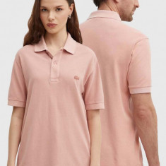 Lacoste polo de bumbac culoarea gri, neted, PH3450 S0I