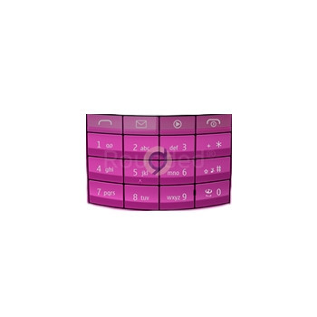 Tastatura Nokia X3-02 Latin Pink foto