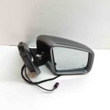 Oglinda Laterala Dreapta Mercedes-Benz GL X166 2015 A1668106216 Portocalie Neagra Unghi Mort Isotrade Mekra