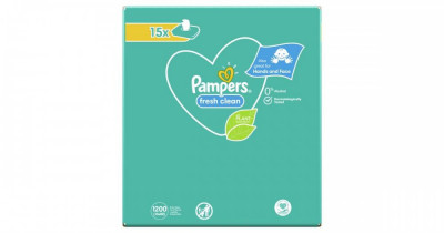 Pampers Fresh Clean nedves T&amp;ouml;rlőkendő 1200db foto