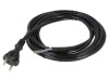 Cablu Alimentare Negru 4m 2x1,5mm 16A