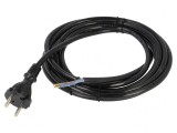 Cablu Alimentare Negru 4m 2x1,5mm 16A