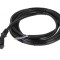 Cablu Alimentare Negru 4m 2x1,5mm 16A