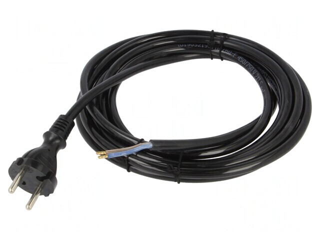 Cablu Alimentare Negru 4m 2x1,5mm 16A