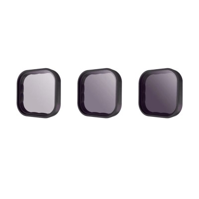 Telesin Set de filtre ND 8/16/32 pentru GoPro Hero 9 / Hero 10 / Hero 11 / Hero 12 / Mini (GP-FLT-902) foto