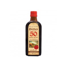 Bitter 50 plante cu ganoderma, 200ml, Dacia Plant