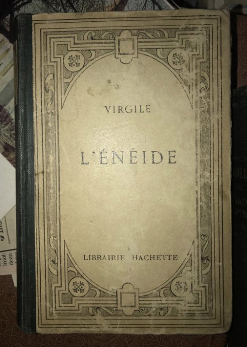 Virgilius Virgile Eneide text latin comentat in franceza