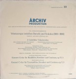Disc vinil, LP. 4 Geistliche Vokalwerke. Konzert G-dur F&uuml;r Blockfl&ouml;te, Streicher Und Continuo Op.17 Nr.5.-242469