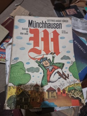 MUNCHAUSEN DE GOTTFRIED AUGUST BURGER , ILLUSTRATA DONE STAN , 1980 foto