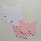Fluturi Hartie Carton Nunta Botez: Invitatii, Decoratiuni Mese, Lumanari, Aranjamente Florale, Carduri Multumire, Etichete Cadou - 25 Bucati